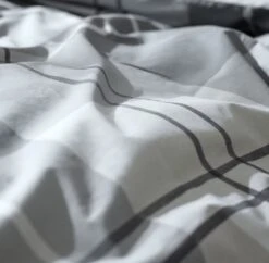 Habitat Check Charcoal Grey Bedding Set - Single 18 Habitat Check Charcoal Grey Bedding Set - Single -Habitat 9561155 R Z006A