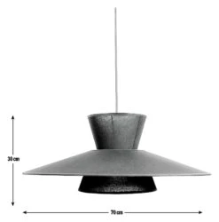 Habitat Linen Otton 2 Tier Easy Fit Shade - Black -Habitat 9561478 R E001