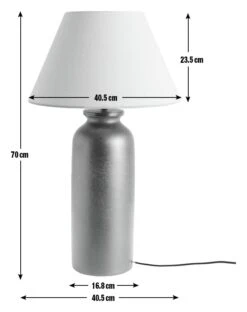 Habitat Hashi Ceramic Table Lamp - Black & Beige 14 Habitat Hashi Ceramic Table Lamp - Black & Beige -Habitat 9563603 R E001