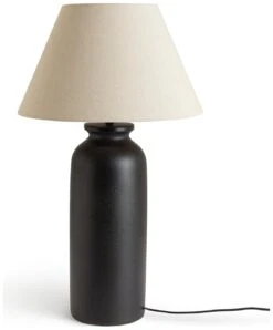Habitat Hashi Ceramic Table Lamp - Black & Beige 13 Habitat Hashi Ceramic Table Lamp - Black & Beige -Habitat 9563603 R Z001C