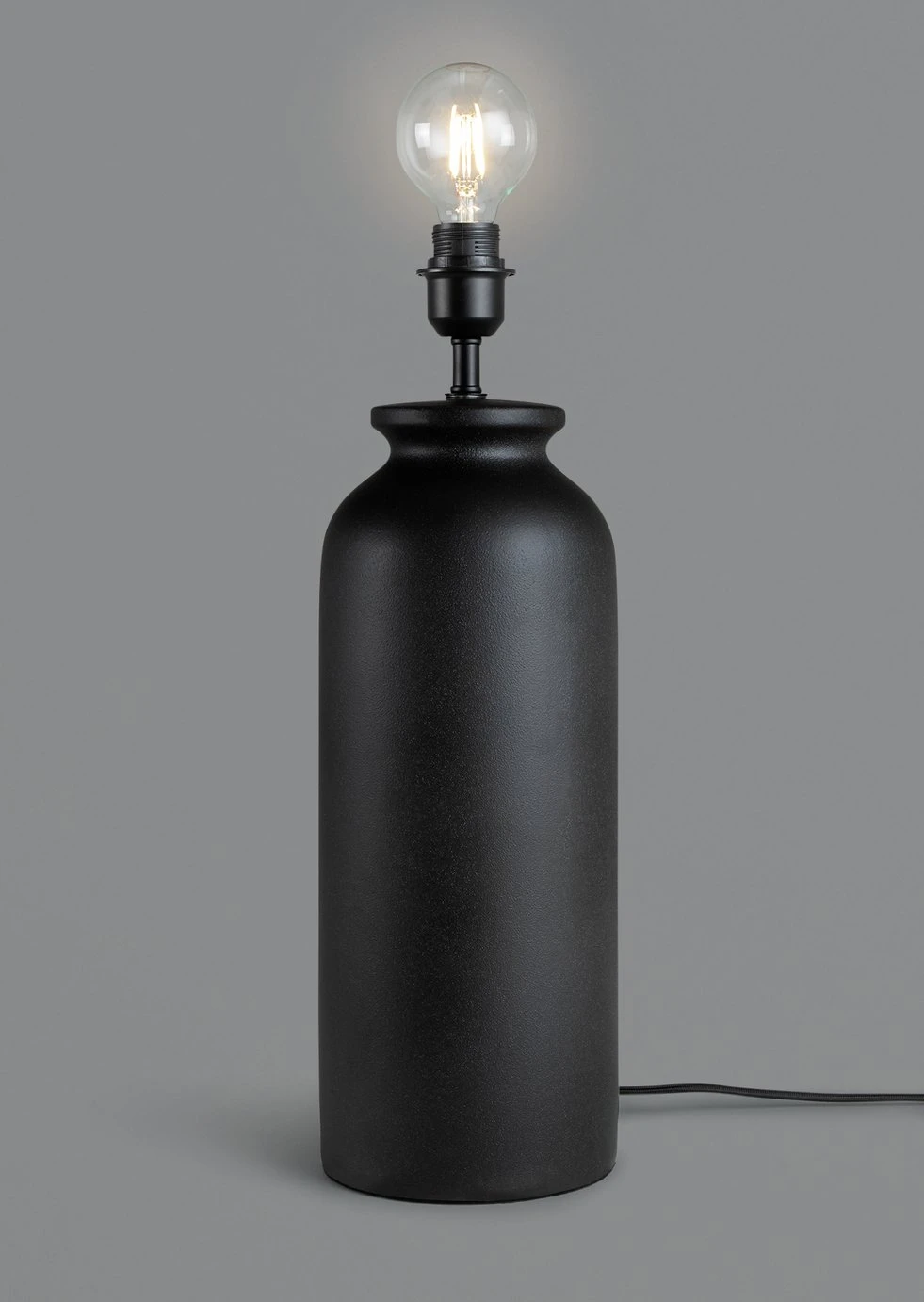 Habitat Hashi Ceramic Table Lamp - Black & Beige 11 Habitat Hashi Ceramic Table Lamp - Black & Beige - Image 9