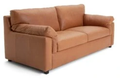 Habitat Florence Leather 3 Seater Sofa - Tan -Habitat 9563988 R Z004A