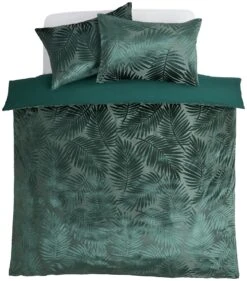 Habitat Feather Velvet Green Bedding Set - Double -Habitat 9564798 R Z002A