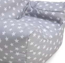 Habitat Kids Funzee Grey Stars Bean Bag -Habitat 9571815 R Z002A