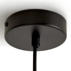 Habitat Lati Marble Glass Pendant - Black & White -Habitat 9573569 R Z003A