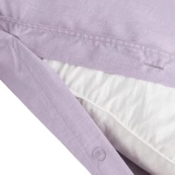 Habitat Reset Cotton Textured Print Lilac Bedding Set-Single -Habitat 9575354 R Z004A