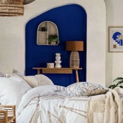 Habitat Luiss Rattan Table Lamp - Orange -Habitat 9575639 R Z018A