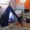 Habitat Kids Navy Blue Space Teepee Tent -Habitat 9575770 R Z001C