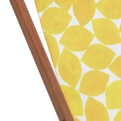 Habitat Folding Wooden Garden Deck Chair - Yellow 17 Habitat Folding Wooden Garden Deck Chair - Yellow -Habitat 9578227 R Z003A