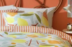 Habitat Panel Stripe Print Multicolour Bedding Set - Single -Habitat 9584297 R Z003C