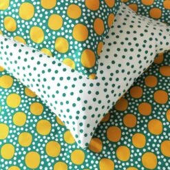 Habitat Sunburst Geo Green & Mustard Bedding Set - Single -Habitat 9588042 R Z003A