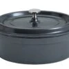 Habitat 4.2LT Cast Aluminium Casserole Dish - Black -Habitat 9588994 R Z001A