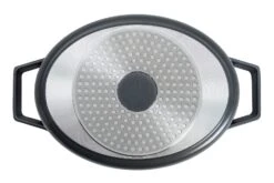 Habitat 4.2LT Cast Aluminium Casserole Dish - Black -Habitat 9588994 R Z004A