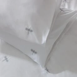 Habitat Dragonfly Embroidered White Bedding Set - Single 11 Habitat Dragonfly Embroidered White Bedding Set - Single -Habitat 9592430 R Z003A