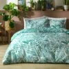 Habitat Abstract Green Leaf & White Bedding Set - Single -Habitat 9593226 R Z001C