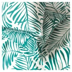 Habitat Abstract Green Leaf & White Bedding Set - Single -Habitat 9593226 R Z002C
