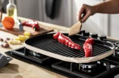 Habitat Large Cast Iron Grill Pan - Cream -Habitat 9596120 R Z001C