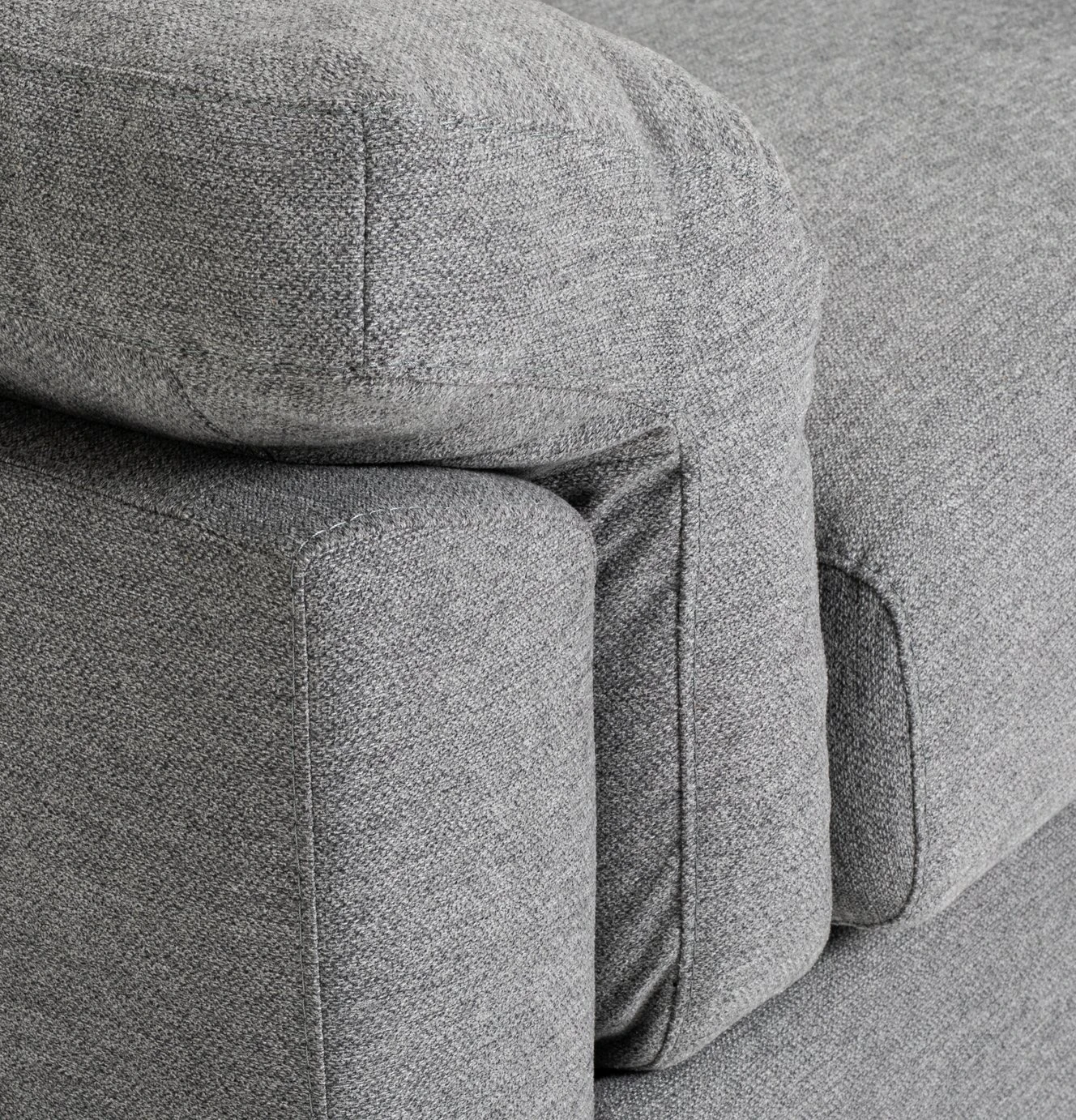 Habitat Florence Fabric 3 Seater Sofa - Grey 10 Habitat Florence Fabric 3 Seater Sofa - Grey - Image 8