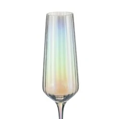 Habitat Iridescent Lustre Set Of 4 Champagne Flute -Habitat 9600102 R Z003A