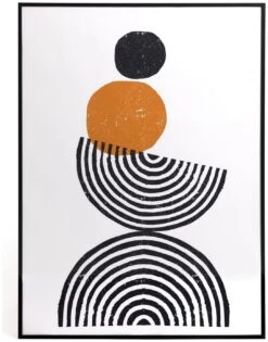 Habitat Abstract Print Framed Wall Art - 50x70cm