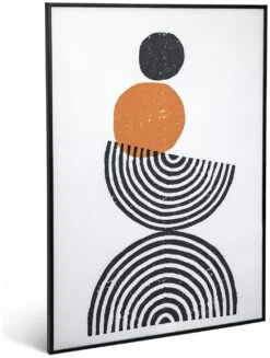 Habitat Abstract Print Framed Wall Art - 50x70cm -Habitat 9601008 R Z002A