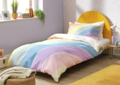 Habitat Kids Rainbow Panel Multicolour Bedding Set - Toddler -Habitat 9601493 R Z006A