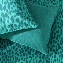 Habitat Emerald Brush Strokes Green Bedding Set - Single 11 Habitat Emerald Brush Strokes Green Bedding Set - Single -Habitat 9602382 R Z003A