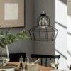 Habitat Indus Large Country Wire Shade - Black -Habitat 9602928 R Z001A