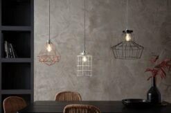 Habitat Indus Large Country Wire Shade - Black -Habitat 9602928 R Z004C