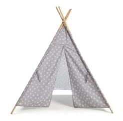 Habitat Kids Grey Stars Teepee Tent -Habitat 9611005 R Z002A