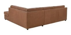 Habitat Florence LeatherRight Hand Corner Chaise Sofa - Tan -Habitat 9611586 R Z004A