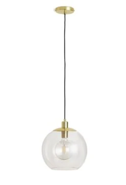 Habitat Coleman Metal Pendant Light - Gold -Habitat 9612420 R Z001C