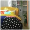 Habitat Panel Print Multicolour Bedding Set - Single -Habitat 9613656 R Z001A