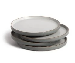 Habitat Speckle Set Of 4 Side Plate - Grey -Habitat 9613962 R Z002A