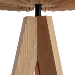 Habitat Achille Ash Wooden Tripod Floor Lamp - Oak -Habitat 9615489 R Z003A