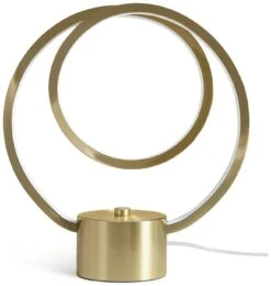 Habitat Pill Metal LED Table Lamp - Brushed Brass -Habitat 9618761 R Z001C