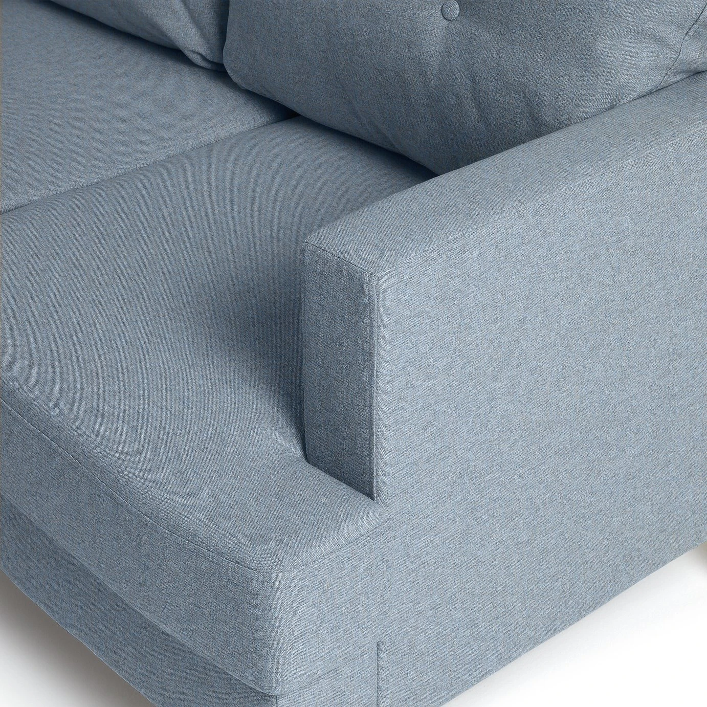 Habitat Joshua Left Hand Corner Chaise Sofa - Blue 9 Habitat Joshua Left Hand Corner Chaise Sofa - Blue - Image 7