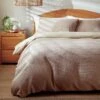 Habitat Cotton Waffle Plain Neutral Bedding Set - Single -Habitat 9622362 R Z001A