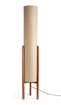 Habitat Arbaa Woven Column Floor Lamp - Natural -Habitat 9622939 R Z001C