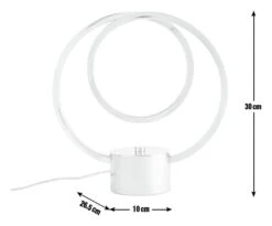 Habitat Pill Metal LED Table Lamp - Brushed Chrome 12 Habitat Pill Metal LED Table Lamp - Brushed Chrome -Habitat 9625345 R E001