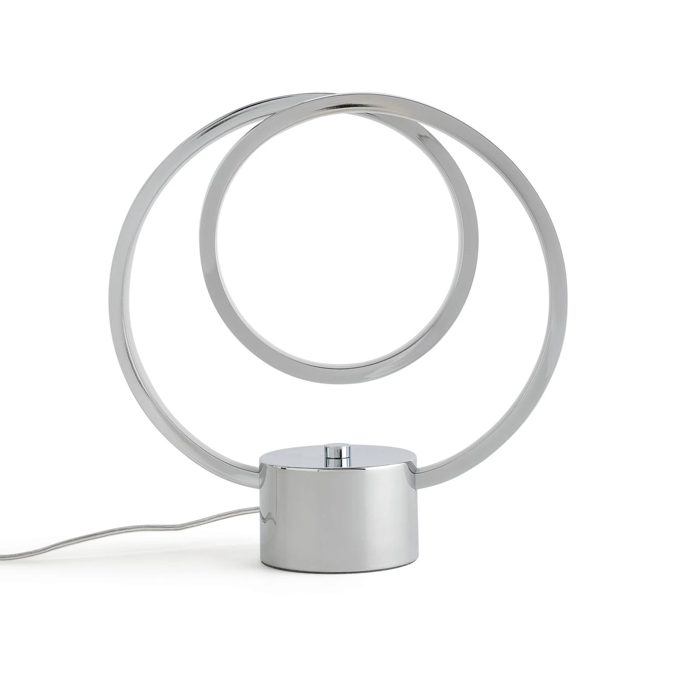 Habitat Pill Metal LED Table Lamp - Brushed Chrome 4 Habitat Pill Metal LED Table Lamp - Brushed Chrome - Image 2