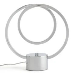 Habitat Pill Metal LED Table Lamp - Brushed Chrome 14 Habitat Pill Metal LED Table Lamp - Brushed Chrome -Habitat 9625345 R Z003A