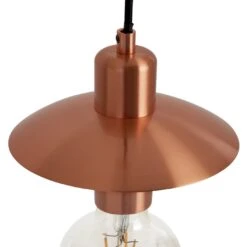 Habitat Coleman Metal Pendant Light - Copper -Habitat 9628081 R Z002A