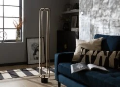Habitat Sio LED Floor Lamp - Black