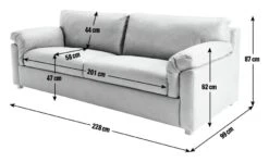 Habitat Florence Leather 4 Seater Sofa - Tan 13 Habitat Florence Leather 4 Seater Sofa - Tan -Habitat 9629808 R E001