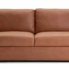 Habitat Florence Leather 4 Seater Sofa - Tan -Habitat 9629808 R Z001A