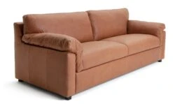 Habitat Florence Leather 4 Seater Sofa - Tan 16 Habitat Florence Leather 4 Seater Sofa - Tan -Habitat 9629808 R Z004A