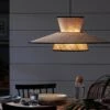 Habitat Otto 2 Tier Pendant Shade - Natural -Habitat 9636561 R Z001A