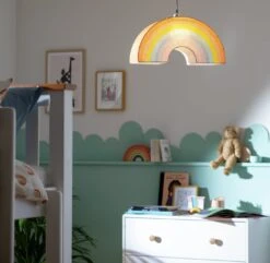 Habitat Kids Rainbow Paper Shade - Multicoloured