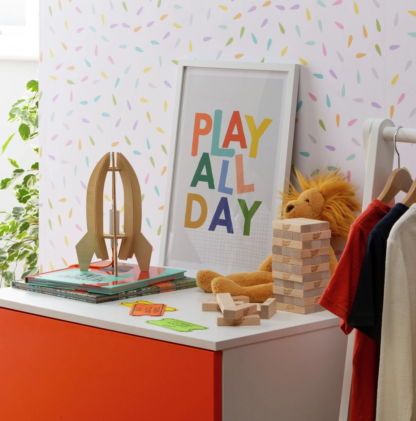 Habitat Kids Play Slogan Framed Wall Art - 31x43cm 4 Habitat Kids Play Slogan Framed Wall Art - 31x43cm - Image 2